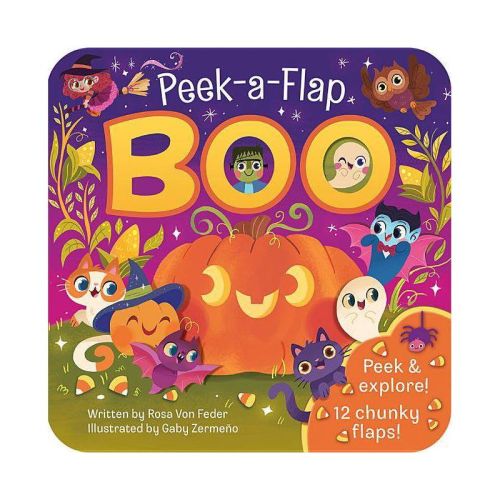 Peek-a-flap Boo (Board Book) (Rosa Vonfeder) - Halloween