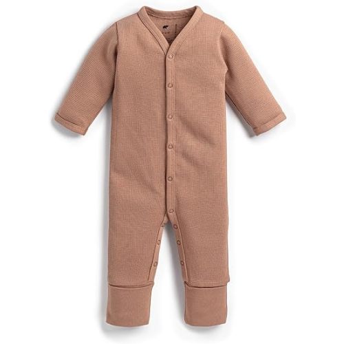 monica + andy On the Go Baby One Piece, 100% Organic Baby Clothes for Girls & Boys, Sizes For Preemie, Newborn, & Infant