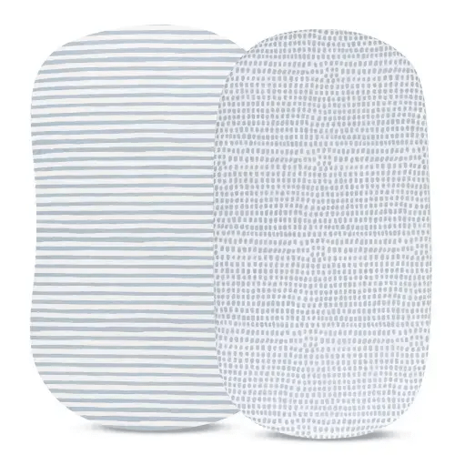 Ely's & Co. Waterproof Bassinet Sheet Set