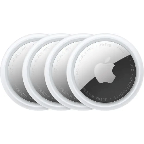 Apple AirTag (2nd Generation) - 4 Pack: Tracker for Keychain, Wallet, and More; Locator with Sound; Simple One-Tap Setup with iPhone or iPad; Key Finder with up to 1.5X Precision Finding Range*