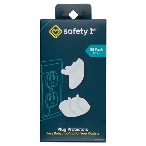 Safety 1st Electrical Outlet Baby Proof Covers, Secure Outlet Plugs, Baby Proofing, 36 Count