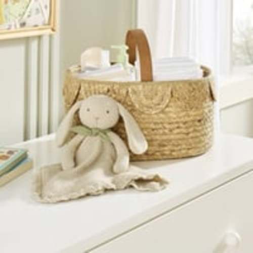 Natural Woven Scalloped Baby Diaper Caddy - Hearth & Hand™ with Magnolia