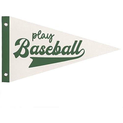 Vinatge Baseball Wall Decor Sports Pennant Banner Flags 8x14 Inch
