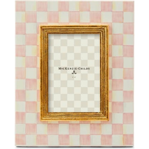 Rosy Check Enameled Steel 4 x 6-Inch Picture Frame, 4x6