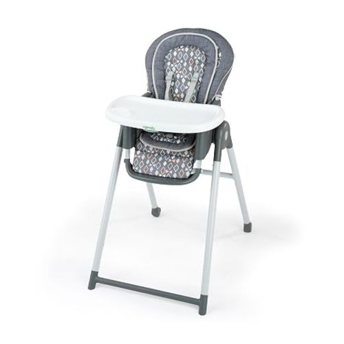 Ingenuity Proper Positioner Create Up Baby High Chair, 9 Modes of Use, Toddler Tower, Table and Chair, Foldable, Adjustable Footrest, 90 Degree Posture Aids Digestion, Ages 0-5 Years - Wesley