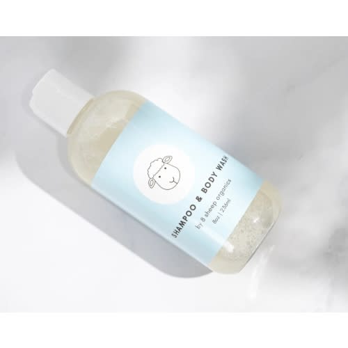 8 Sheep Organics Baby Shampoo & Body Wash - Unscented