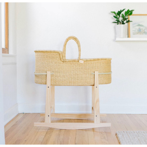 Signature Bilia Bassinet: Vegan (No Leather Handle/ Only Grass)