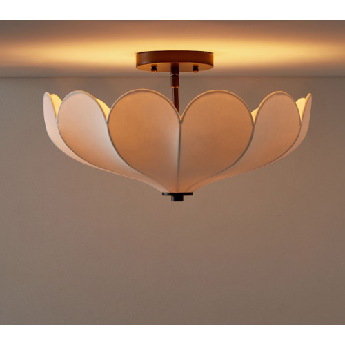 Chris Loves Julia Parasol Semi-Flush Mount (18")