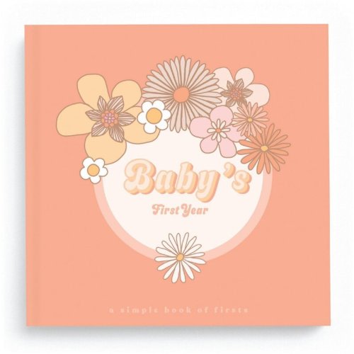 Flower Child Memory Baby Book – Mark the Milestones