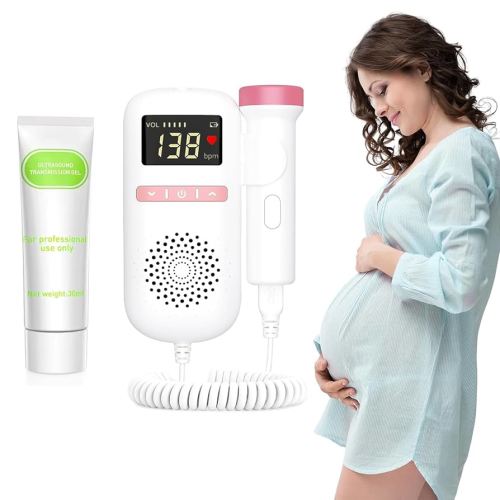 Bag for Fetal Heartbeat Doppler Pregnancy Accessories Portable Pocket Baby Heartbeat Monitor Doppler Fetal Monitor Bag Easy to Use at Home CHYL-M01