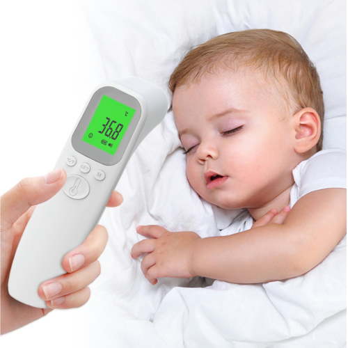 No-Touch Forehead Thermometer for Adults,Infrared Digital Thermometer for Kids,Touchless Thermometer,Accurate Reading with Large Display,Mute Mode,Memory Recall,Fever Alarm