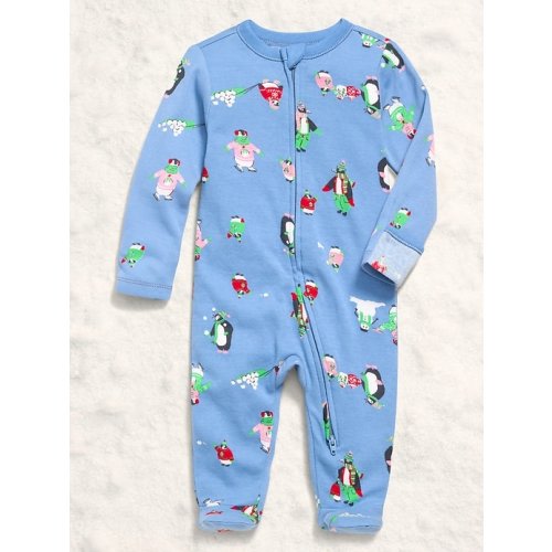 2-Way-Zip Sleep & Play Footed One-Piece for Baby