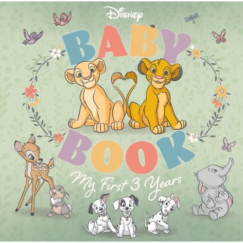 Baby Book: My First 3 Years (Disney: Featuring The Lion King) Hardcover Book