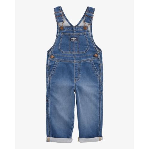 Toddler Stretch Denim Overalls - Medium Wash - OshKosh B'gosh | Carter's