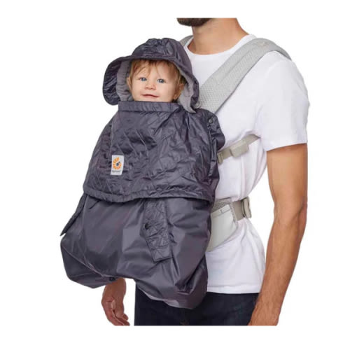 All Weather Baby Carrier Cover: Charcoal | Ergobaby