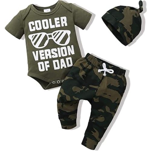 NZRVAWS Baby Boy Clothes Preemie Infant Boy Bear Outfits Jumpsuit Bodysuit Letter Print Romper