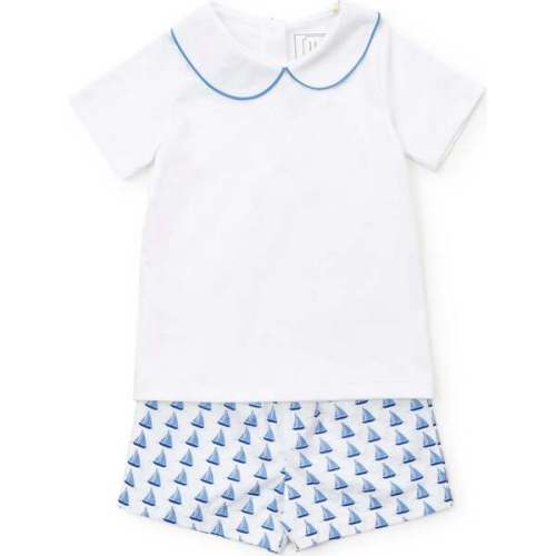 Field Boys' Woven Short Set, Sailing Away - Lila + Hayes | Maisonette