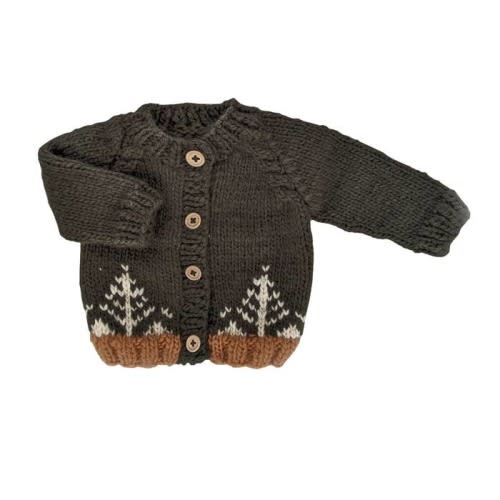 Garter Stitch Forest Cardigan
