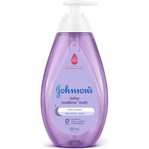 Johnson's Baby Bedtime Gentle Calming Jasmine & Lily Scented Tear-Free Baby Bath 500mL