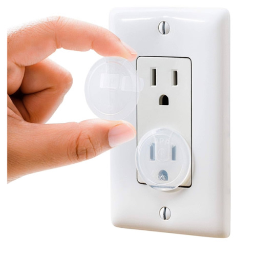 Clear Outlet Covers (50 Pack) Value Pack – Baby Safety Outlet Plug Covers – Durable & Steady – Child Proof Your Outlets Easily
