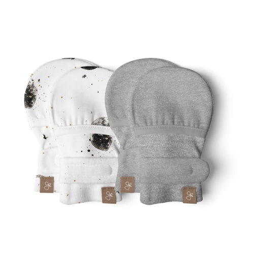 STAY ON 2-PACK MITTS | MANY MOONS + PEBBLE