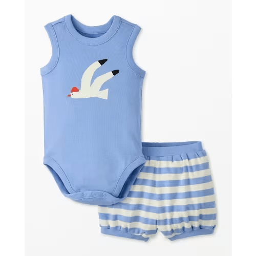 Baby Sleeveless Bodysuit & Bloomers Set (any size: from NB - 12 mos)| Hanna Andersson