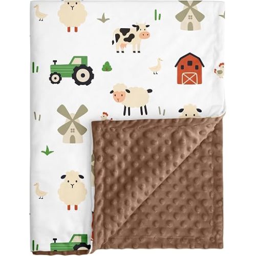 Fleece Baby Blankets for Girls & Boys, Infant Toddler Blanket