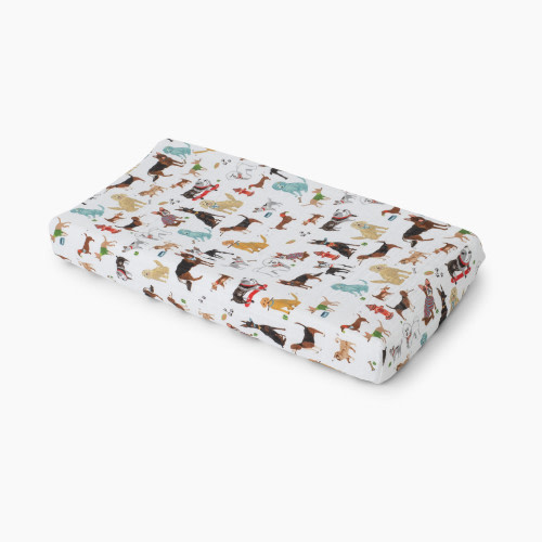 Little Unicorn Cotton Muslin Changing Pad Cover - Woof