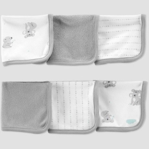 Baby Koala Washcloth Set - Just One You® made by carter's White/Gray