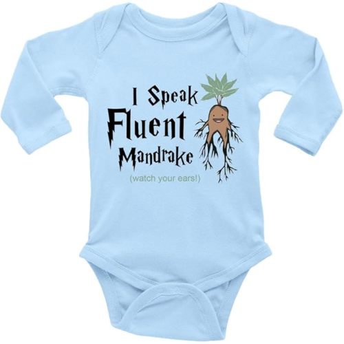GKrepps I Speak Fluent Mandrake Watch Your Ears! Baby Clothes Newborn Organic Bodysuits Romper