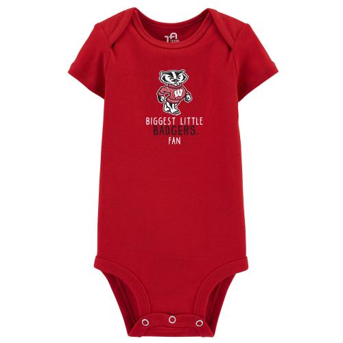 Baby NCAA Wisconsin Badgers TM Bodysuit - 6M - Style,Red