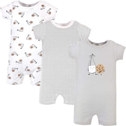 Hudson Baby Unisex Cotton Rompers