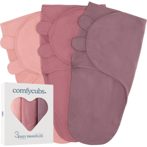Easy Swaddle Blankets - Pack of 3, Small/Medium