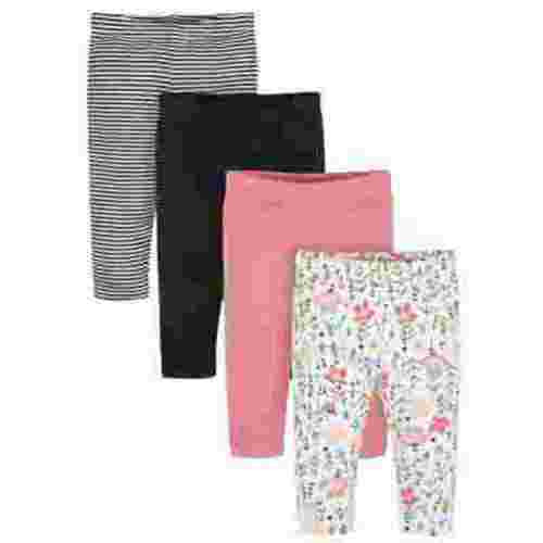 Gerber Baby Girl Pants - 100% Cotton Rib