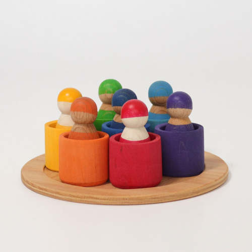 Grimm's 7 Rainbow Friends in 7 Bowls (PRE-ORDER EARLY SEPTEMBER ARRIVAL)