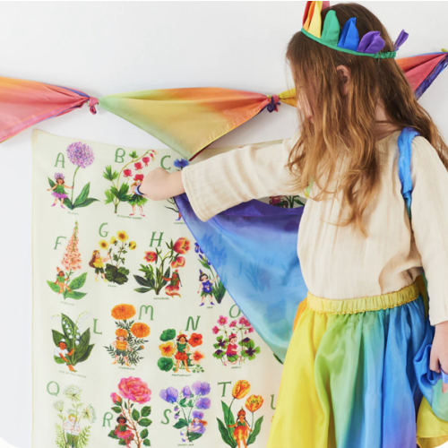 Fairy ABC Playsilk – Sarah's Silks