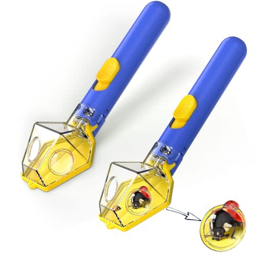 Bug Catcher for Kids, Insect Trap Kit with 6X Magnifier Glass - STEM Educational Exploration Tool for Indoor and Outdoor,Christmas Birthday Gifts Toys for Adults, Boys, and Girls (Blue 2PCS)