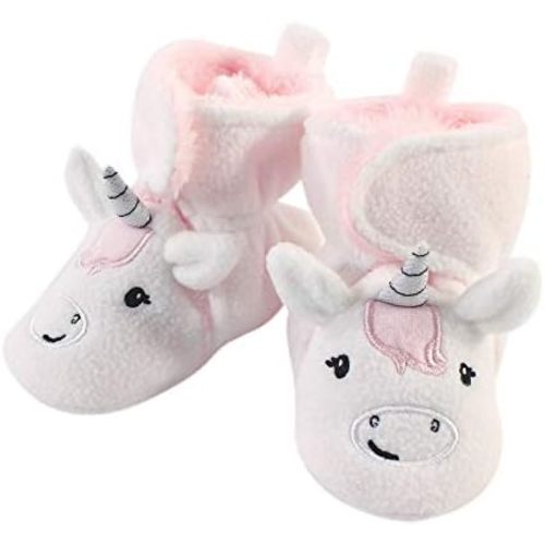 Hudson Baby Unisex-Child Cozy Fleece Booties Winter Accessory Set