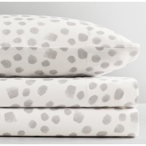 Painted Dots Ultra-Fine Organic Cotton Crib Fitted Sheet | RH Baby & Child