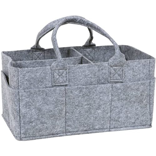 Sammy & Lou Felt Storage Caddy, Gray (103122)