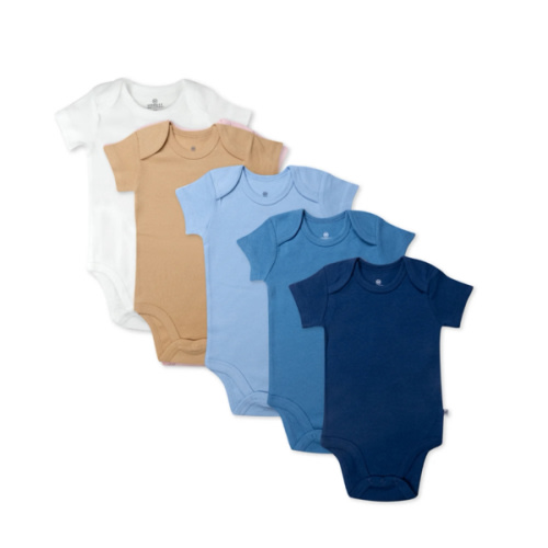 5-Pack Organic Cotton Short Sleeve Bodysuits | Honest Baby Clothing