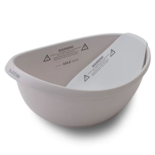 Bubble Cuddle Bath with Newborn Support Insert Taupe