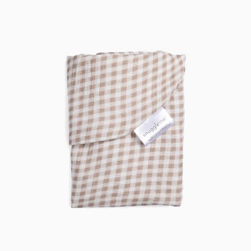 Snuggle Me Universal Lounger Cover 100% Organic Cotton Muslin - Gingham