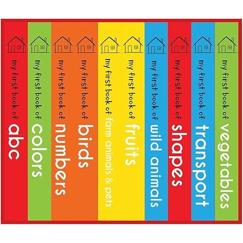 My First Library: Boxset of 10 Board Books for Kids Board book – April 25, 2018