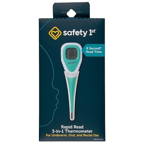 Safety 1st Rapid Read 3-In-1 Thermometer, Aqua, One Size