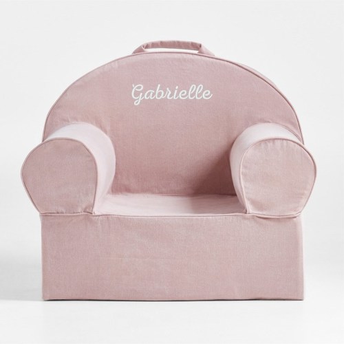 Personalized Large Lilac Mauve Kids Lounge Nod Chair