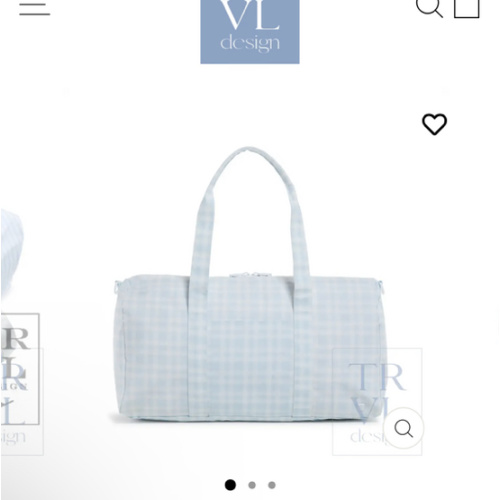 Duffel Bag - Weekender - Pimlico Plaid Blue