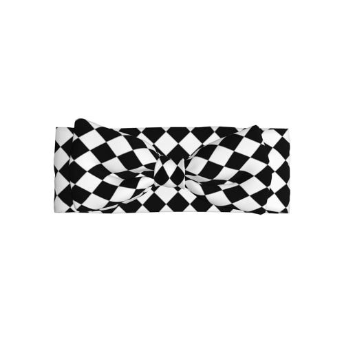 Black White Square Checkered Baby Girl Bows Headbands Bows For Baby Girls Bows And Headbands For Newborn Infant Toddlers 0-6 Months