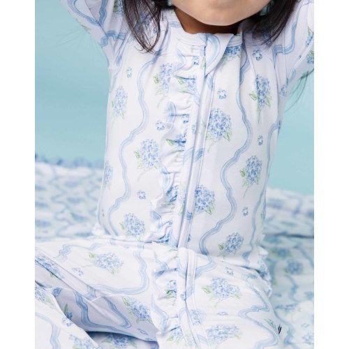 Blue-tiful Bloom Convertible Ruffle Romper