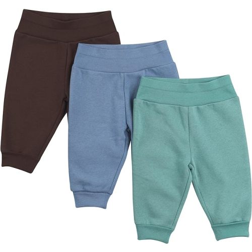 Hanes unisex-baby Hanes Baby Fleece Pull-on Pants, Flexy Super Soft 4-way Sweatpants, Stretch Joggers for Babies & Toddlers